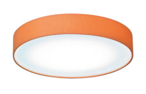 Runde, Orange Deckenlampe.